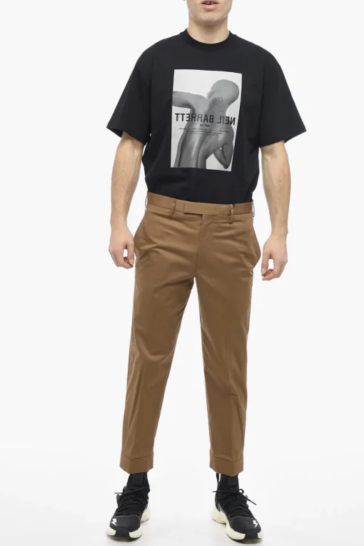 Discount Pantaloni BARRETT METAL Slim Fit con Caviglia Regolabile Uomo Pantaloni