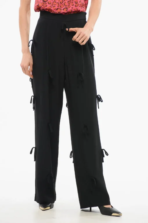New Pantaloni BED OF BOWS a Gamba Ampia Donna Pantaloni