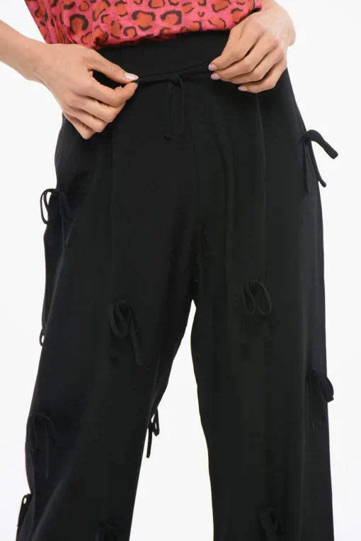 New Pantaloni BED OF BOWS a Gamba Ampia Donna Pantaloni