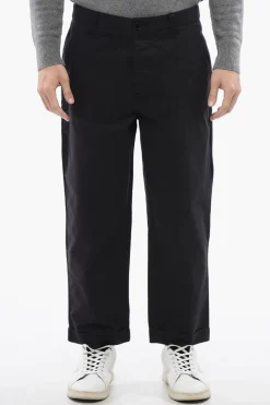 Pantaloni BELO Casual in Cotone a Vita Regolare>AllSaints Outlet