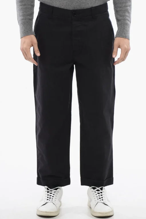 Pantaloni BELO Casual in Cotone a Vita Regolare>AllSaints Outlet