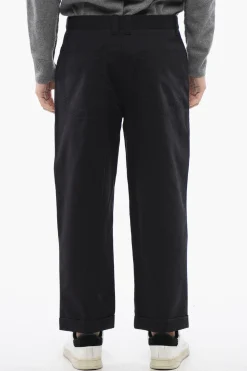 Pantaloni BELO Casual in Cotone a Vita Regolare>AllSaints Outlet