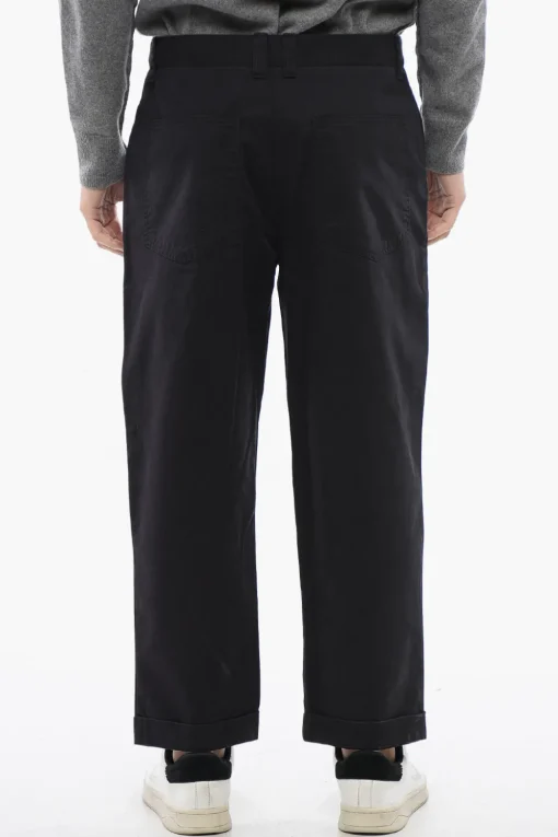 Pantaloni BELO Casual in Cotone a Vita Regolare>AllSaints Outlet