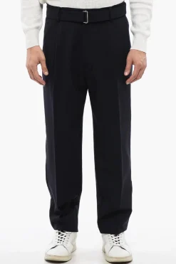 Pantaloni BELT in Lana Tecnica>Altea Sale