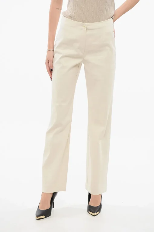 Pantaloni BIKER in Cotone Leggero a Vita Alta>OUR LEGACY New