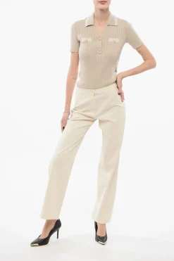 Pantaloni BIKER in Cotone Leggero a Vita Alta></noscript>OUR LEGACY New