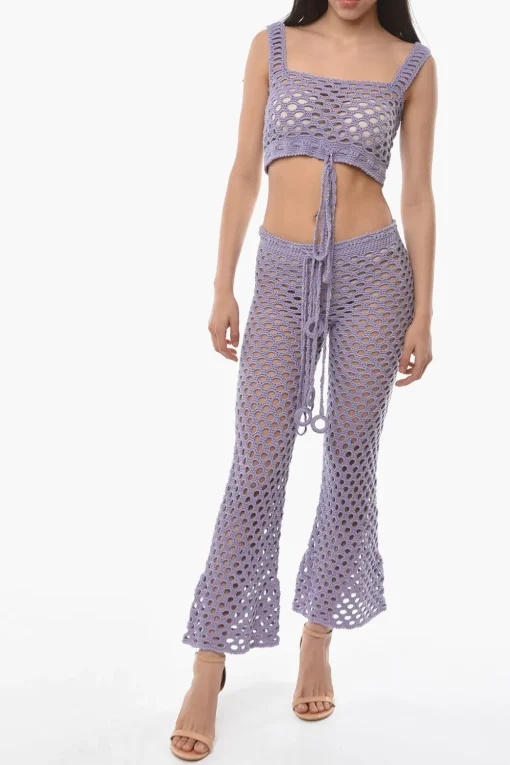 Pantaloni Boot Cut Openwork>Matimì Hot