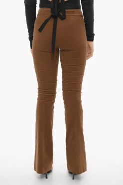 Pantaloni Bootcut BELLINI in Velour a Coste>Avenue Montaigne Fashion
