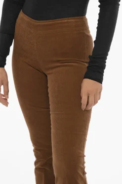 Pantaloni Bootcut BELLINI in Velour a Coste></noscript>Avenue Montaigne Fashion