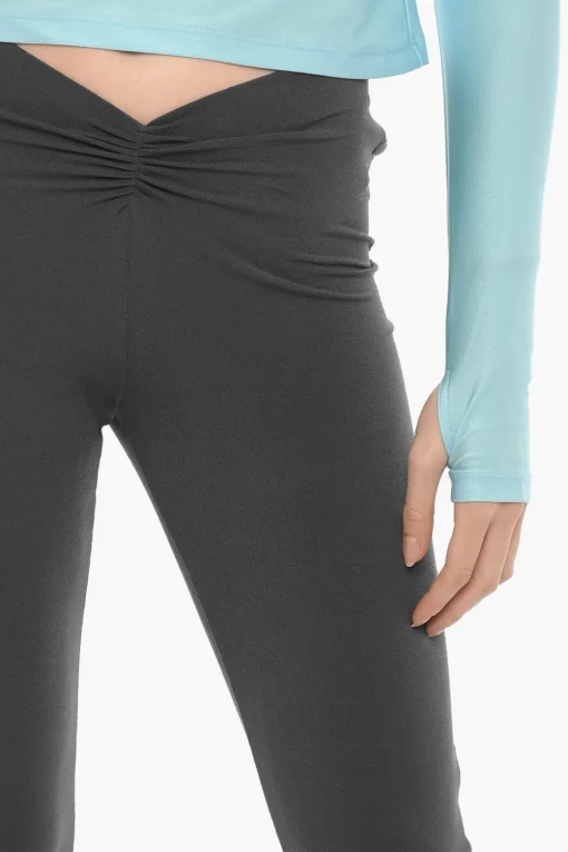 Pantaloni Bootcut in Tessuto Stretch con Elastico in Vita>The Andamane Clearance