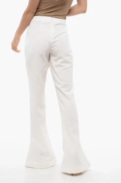 Pantaloni Bootcut Skinny Fit con Zip Posteriore>Balmain Outlet