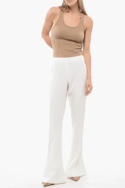 Pantaloni Bootcut Skinny Fit con Zip Posteriore></noscript>Balmain Outlet