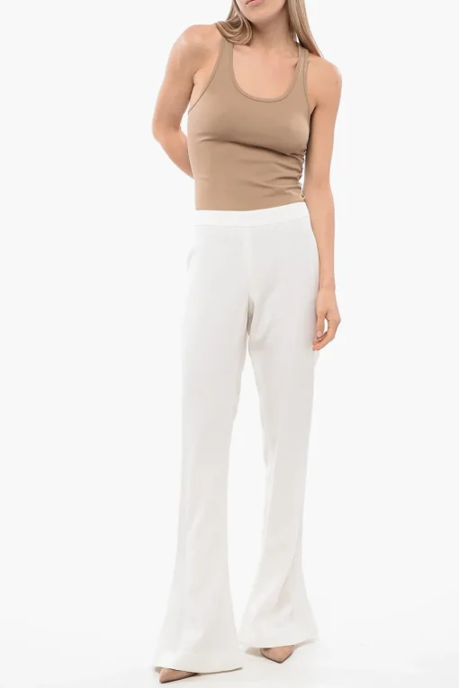 Pantaloni Bootcut Skinny Fit con Zip Posteriore>Balmain Outlet