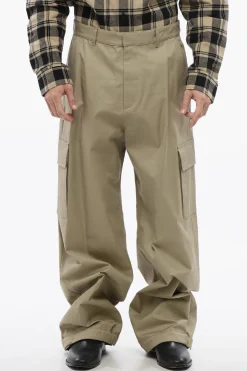 Online Pantaloni Cargo A Vita Alta Uomo Pantaloni