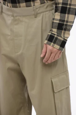 Online Pantaloni Cargo A Vita Alta Uomo Pantaloni