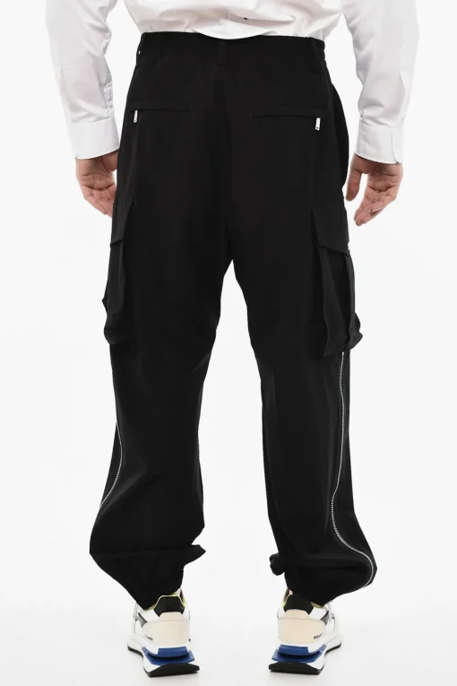 Pantaloni Cargo A Vita Con Dettagli Zip>Dsquared2 Hot