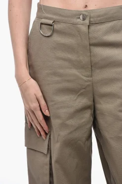 Sale Pantaloni Cargo Balloon Fit con Dettagli Paracord Donna Pantaloni