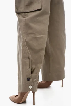 Sale Pantaloni Cargo Balloon Fit con Dettagli Paracord Donna Pantaloni