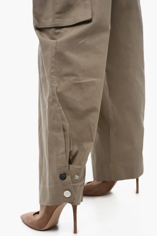 Sale Pantaloni Cargo Balloon Fit con Dettagli Paracord Donna Pantaloni