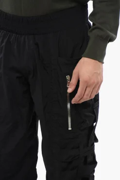 Clearance Pantaloni Cargo BANDED in Nylon con Polsini Uomo Pantaloni