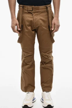 Pantaloni Cargo con Bretelle>Dsquared2 Best