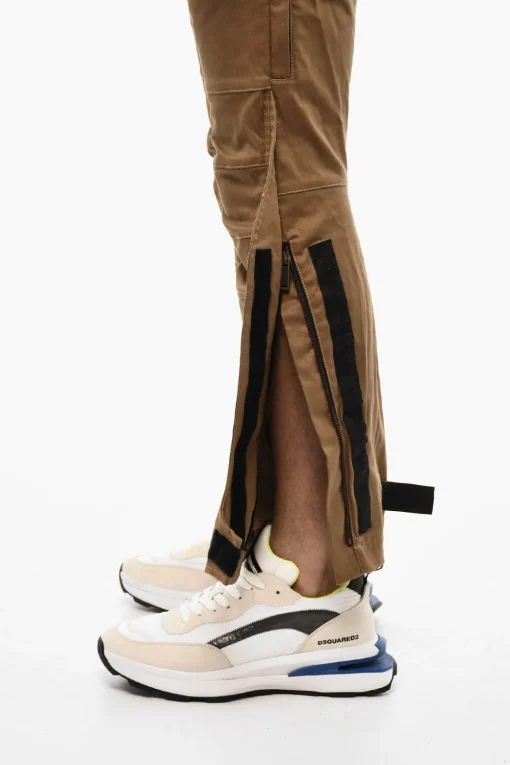 Pantaloni Cargo con Bretelle>Dsquared2 Best