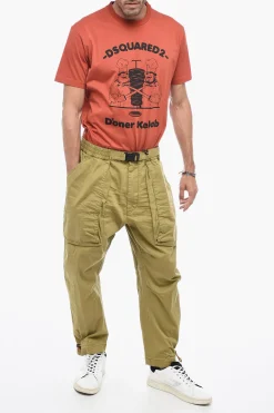 Pantaloni Cargo con Cintura></noscript>Dsquared2 Discount