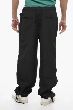 Sale Pantaloni Cargo con Coulisse Uomo Pantaloni