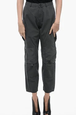 Outlet Pantaloni Cargo con Passanti Donna Pantaloni