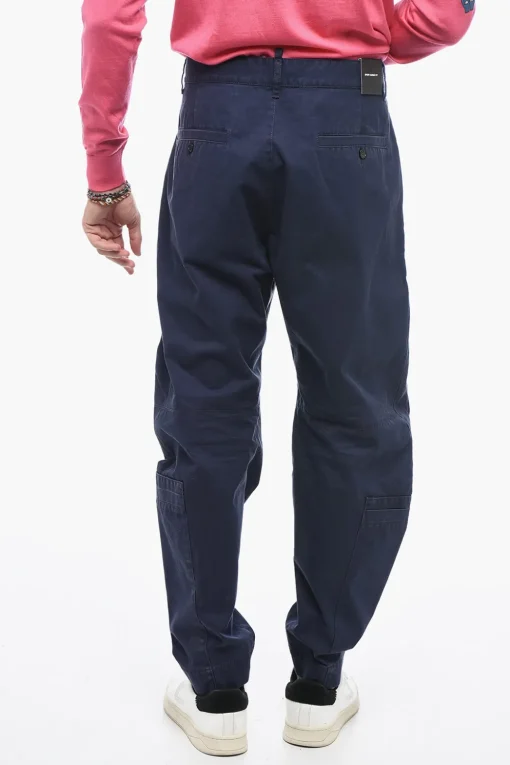 Pantaloni Cargo con Patch e Zip sul Fondo>Dsquared2 Fashion