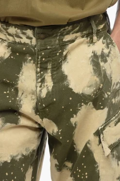 Online Pantaloni Cargo Effetto Acid Wash Uomo Pantaloni