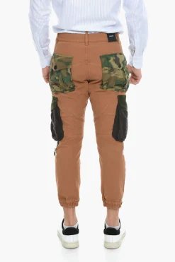 Best Pantaloni Cargo EXPLORER con Dettagli in Velour Uomo Pantaloni
