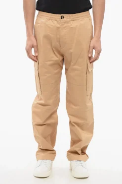 Pantaloni Cargo in Cotone con Elastico in Vita>Marni Hot