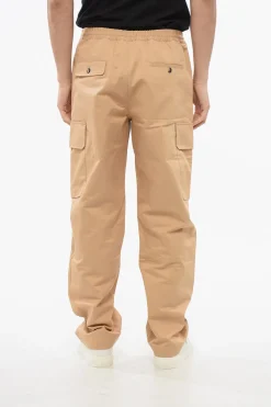 Pantaloni Cargo in Cotone con Elastico in Vita>Marni Hot