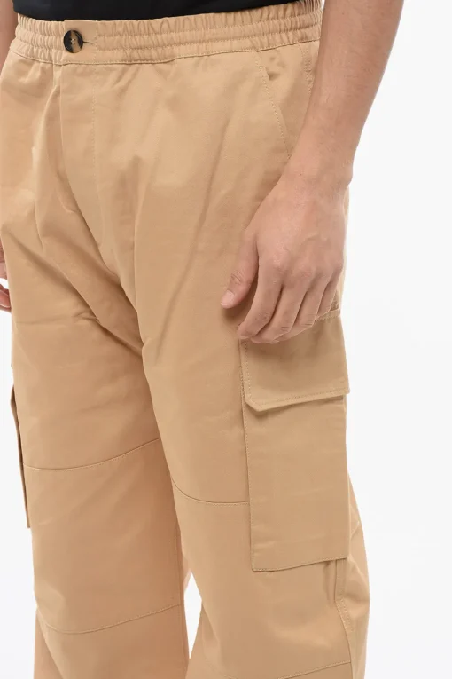Pantaloni Cargo in Cotone con Elastico in Vita>Marni Hot