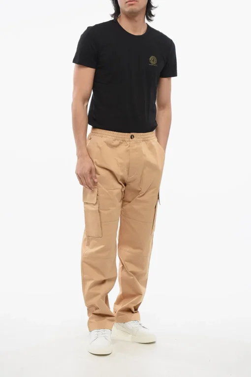 Pantaloni Cargo in Cotone con Elastico in Vita>Marni Hot