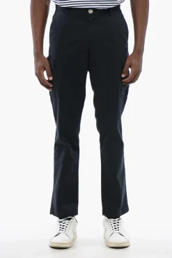 Pantaloni Cargo in Cotone Stretch>Woolrich Outlet