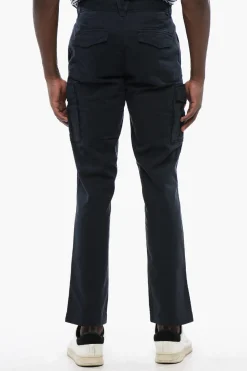 Pantaloni Cargo in Cotone Stretch>Woolrich Outlet