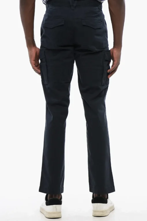 Pantaloni Cargo in Cotone Stretch>Woolrich Outlet