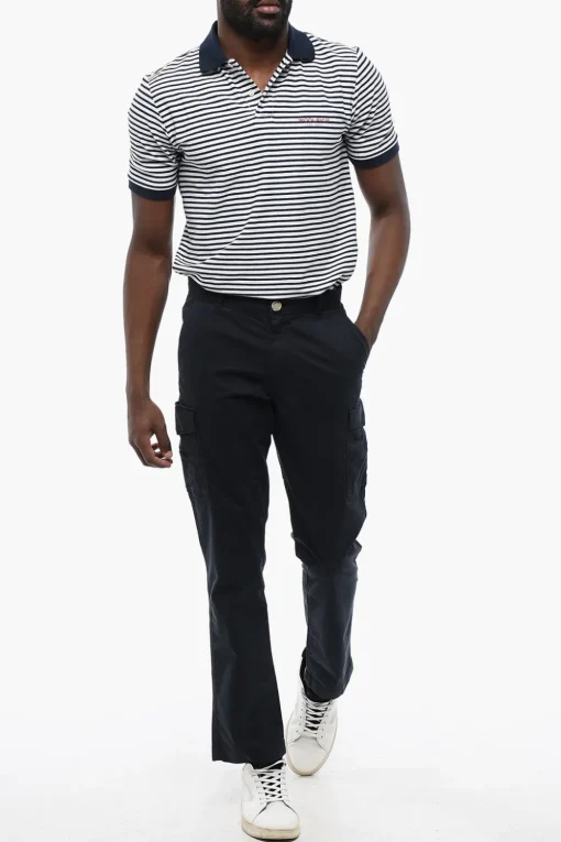 Pantaloni Cargo in Cotone Stretch>Woolrich Outlet