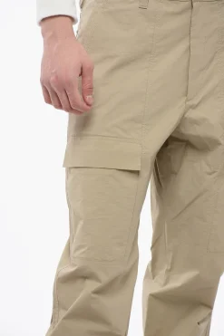 Discount Pantaloni Cargo in Misto Cotone Uomo Pantaloni