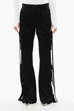 Sale Pantaloni Cargo In Satin Donna Pantaloni