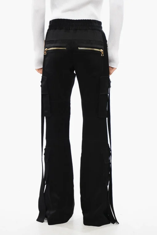 Sale Pantaloni Cargo In Satin Donna Pantaloni
