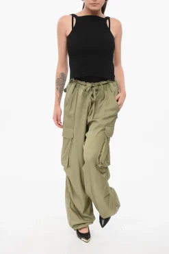 Pantaloni Cargo in Viscosa></noscript>Golden Goose Best