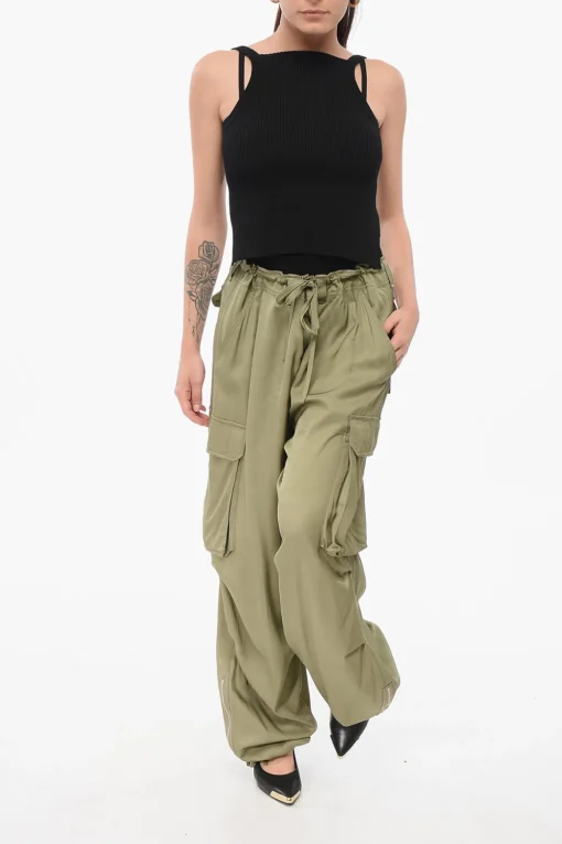 Pantaloni Cargo in Viscosa>Golden Goose Best