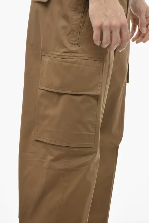 Pantaloni Cargo Loose Fit FIREMAN in Cotone Stretch>Neil Barrett Best