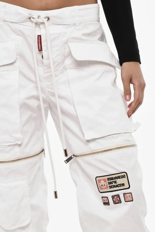 Pantaloni Cargo Loose Fit a Vita regolare>Dsquared2 Discount