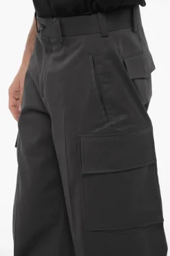 Discount Pantaloni Cargo Loose Fit con Passanti Uomo Pantaloni