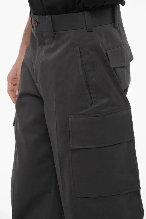 Discount Pantaloni Cargo Loose Fit con Passanti Uomo Pantaloni