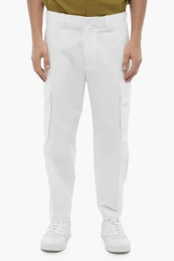 Fashion Pantaloni Cargo Loose Fit con Passanti Uomo Pantaloni